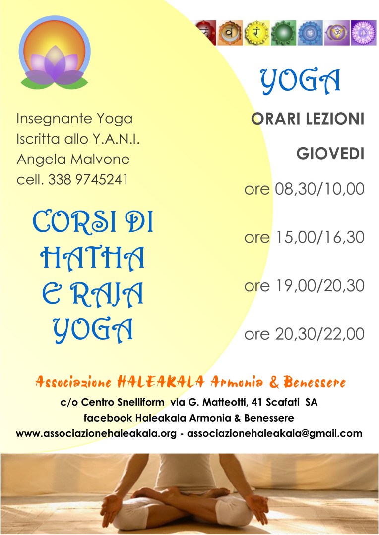 Locandina Yoga Ottobre 2017