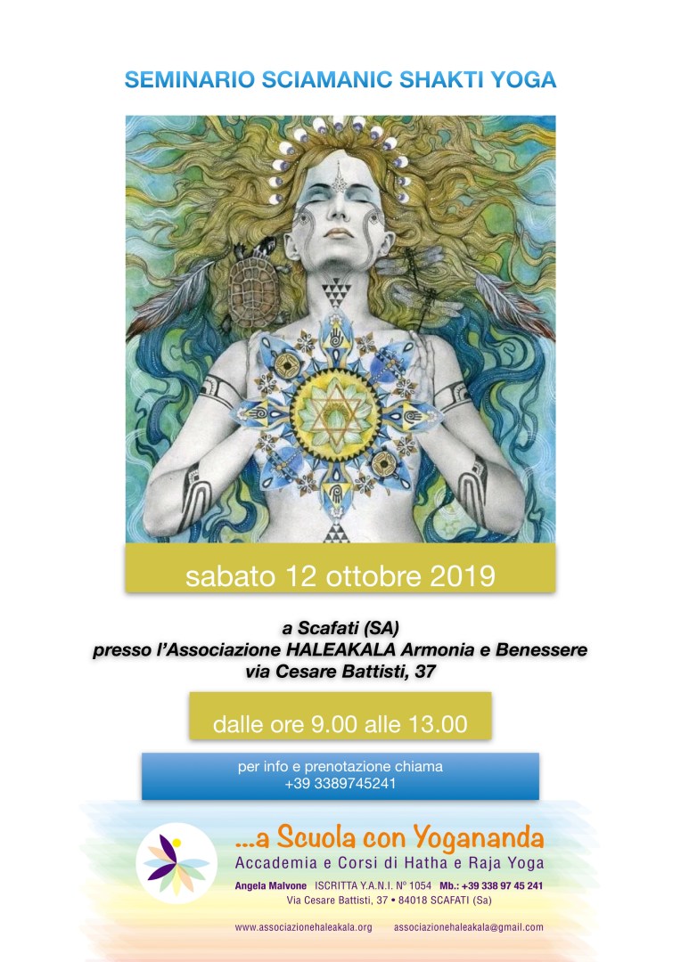 locandina sciamanic shakti yoga ott 2019