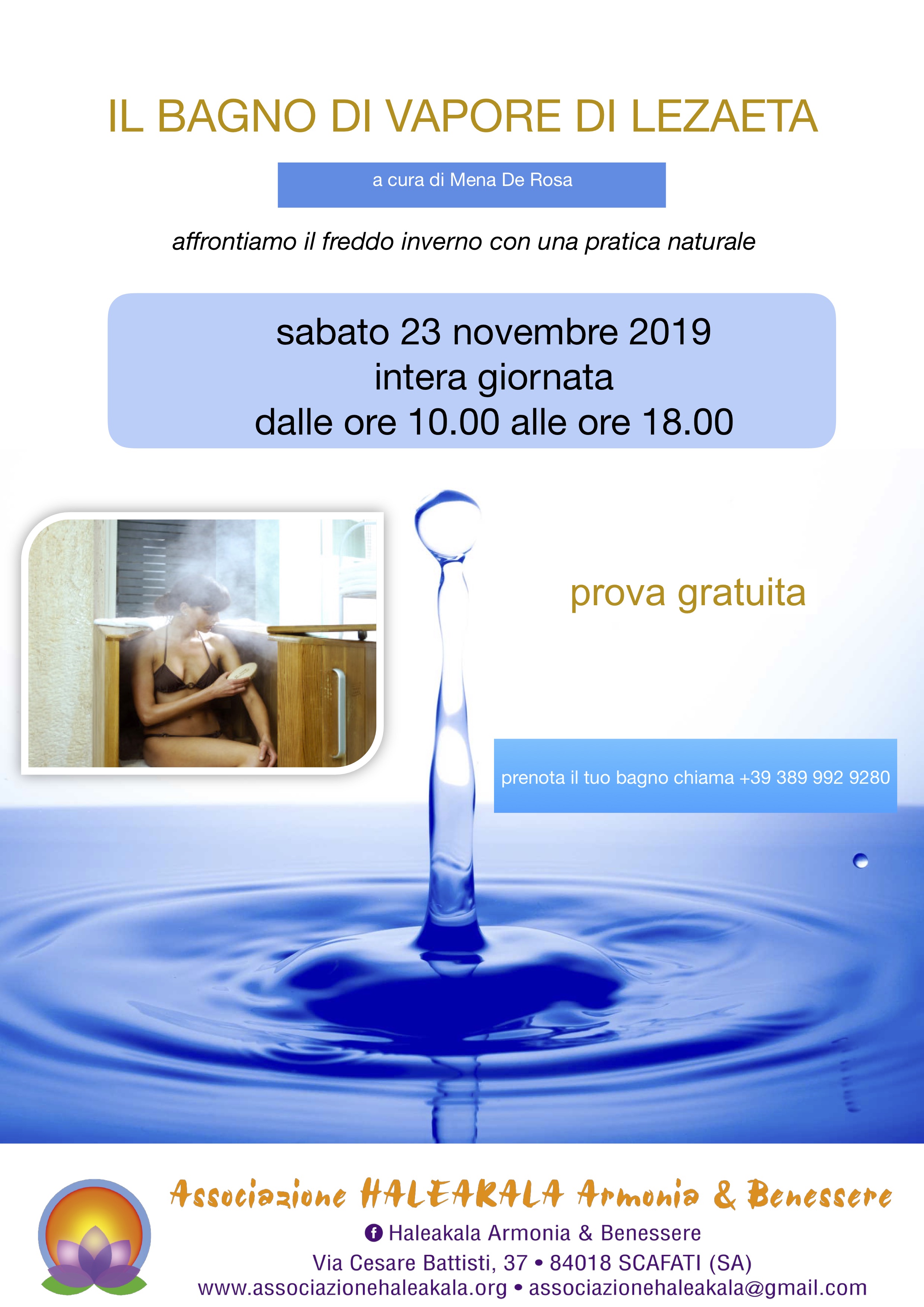 locandina bagno di vapore