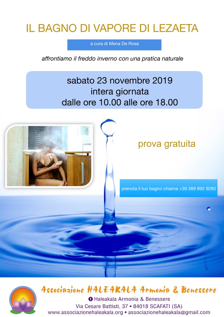 locandina bagno di vapore