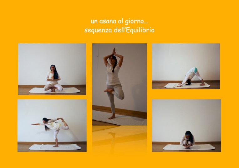 un asana al giorno sequenza dell'equilibrio