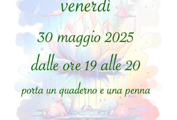 Meditazione venerdì 30 maggio 2025 dalle ore 19 alle 20