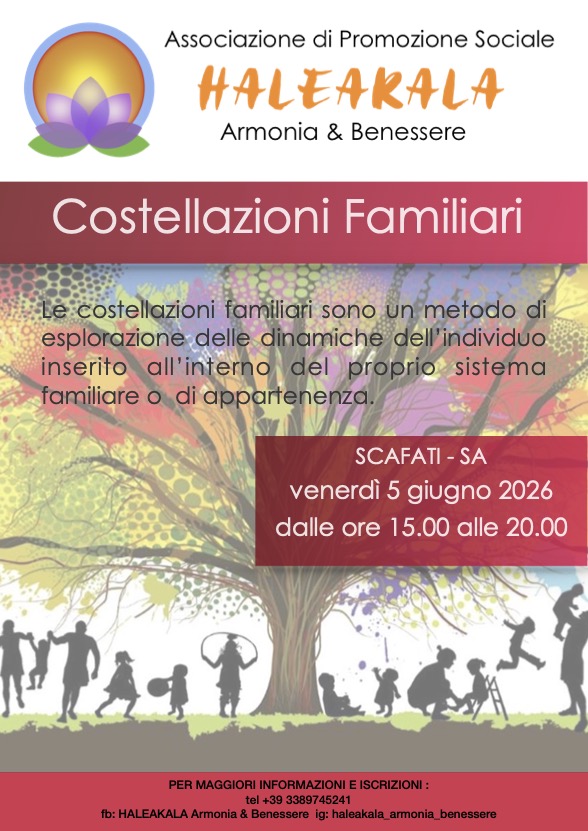 a cura di 

Lidya Grazia Solvino
Usui Reiki Master
Karuna Reiki Master
Theta Healer Practitioner
Ha studiato presso Luce – Libera Università di Crescita Evolutiva – Anno di Laurea 2022
Facilitatrice e Coach Metodo “Tutta Un’Altra Vita”
Formazione in Costellazioni presso Alba Sali, Giacomo Bo, Città della Luce
Dal 2009 impegnata a lavorare e approfondire le dinamiche dell’inconscio, su se stessa e sul mondo che la circonda, per restituire la libertà di Essere a tutti coloro che desiderano intraprendere un percorso di Libertà e di riavvicinamento alla propria Essenza.

Le costellazioni familiari sono un metodo di esplorazione delle dinamiche che si basano sull’osservare l’individuo inserito all’interno del proprio sistema e con sistema si fa prima di tutto riferimento alla famiglia di appartenenza.

Come mai la famiglia? L’assunto di base è che ognuno di noi sia quello che è in quanto risultato di tutte le esperienze, le emozioni, le vicende e le situazioni, i percepiti vissuti da chi ci ha preceduto ovvero i nostri antenati.

BERT HELLINGER E LA NASCITA DELLE COSTELLAZIONI FAMILIARI

Bert Hellinger nasce il 16 Dicembre 1925 a Leimen, studioso di teologia e pedogogia, espose le sue teorie sulle costellazioni familiari a partire dal 1980 sostenendo proprio questo: la vita di ognuno di noi è condizionata da destini che possono derivare dal sistema-famiglia e che non ci fanno essere completamente liberi anche se, molti di noi, pensano di esserlo. Le costellazioni familiari servono proprio a questo, portare alla luce dinamiche inconsce che causano sofferenza negli aspetti della vita di ognuno di noi, dal contesto personale al professionale, dalla salute all’amore e così via.

Ciascuno di noi fa parte di una famiglia con cui vive ed a cui è legato, che lo voglia o meno. Spesso continuiamo a ripetere conflitti e malesseri nelle nostre esperienze, oppure portiamo sulle spalle pesi che non ci appartengono. O anche, viviamo a nostra insaputa il tragico destino di un familiare, scomparso da tanto tempo e mai conosciuto. Tutte queste dinamiche ci legano in modo negativo alla famiglia, impedendoci di guardare in avanti con forza gioiosa e di avere successo nella nostra vita.

COME SI SVOLGONO LE COSTELLAZIONI FAMILIARI?

Le costellazioni familiari si svolgono con molta facilità e, per lo più, all’interno di seminari di gruppo

Il facilitatore, o il cliente stesso, sceglie un rappresentante per la famiglia del cliente e lo mette davanti ad un gruppo in relazione reciproca ed espone il fine della sua esplorazione. Il cliente dichiara quindi se ci sono particolari temi o situazioni su cui vuole lavorare, come problemi nella relazione, o sul lavoro, o dinamiche che si ripetono e dalle quali non riesce ad individuare una via di uscita.

Una volta compreso l’obiettivo e chiamati a partecipare tutti i rappresentanti che il facilitatore troverà utile inserire nella costellazione familiare, a questi viene chiesto di assecondare gli stati d’animo e i movimenti che emergono; siano questi in relazione ad altri rappresentanti o meno. 

A questo punto sta al facilitatore leggere i segnali verbali e non verbali che i rappresentanti condividono guidando l’intera costellazione fino a raggiungere un punto che potremmo definire di “pace” o quiete. Un momento in cui tutti i rappresentanti possano sentire di essere nel posto giusto.

QUANTO DURA UNA COSTELLAZIONE FAMILIARE?

Non vi è un tempo specifico per la durata della costellazione familiare, può durare 20 minuti così come un’ora o più. Sta alla sensibilità del facilitatore comprendere quando le dinamiche familiari sono emerse e il cliente riceve le comprensioni necessarie per lavorare sul proprio tema.